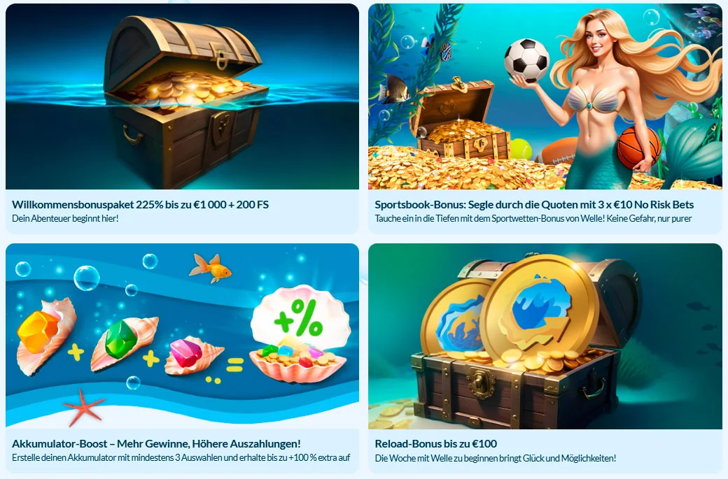 bonuses wellecasino